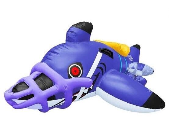 Nintendo Splatoon 3 Shark Ride Float Beach Pool 110×154×66cm New Japan