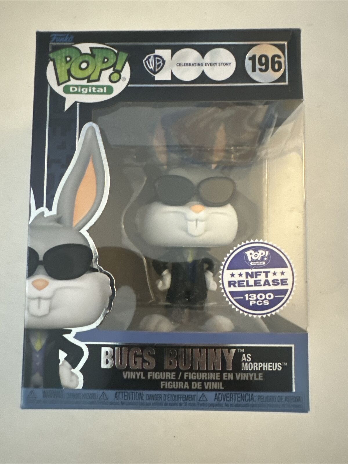 Bugs Bunny as Morpheus Funko POP Digital #196 WB 100 LE 1300 Pcs LEGENDARY