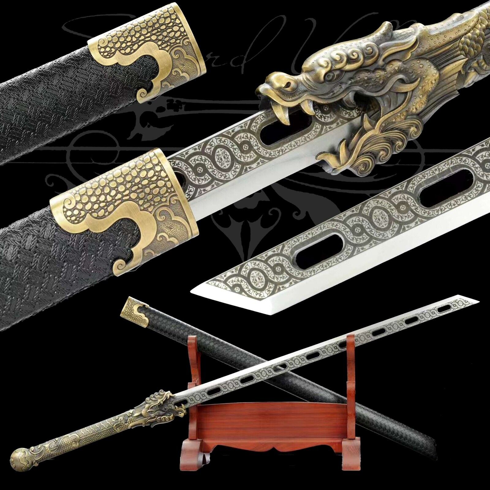 Handmade Katana/Manganese Steel/Collectible Sword/Full Tang/Sharp/Battle Ready