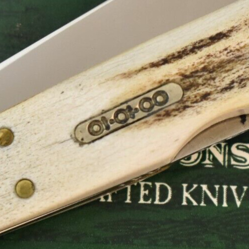 RARE 1 of 25 REAR SHIELD 01/01/00 CASE XX USA STAG MINI COPPERLOCK KNIFE (15616