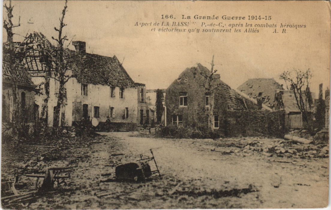 CPA La Grande Guerre 1904-18 - Aspect of LA BASSÉE (127037)