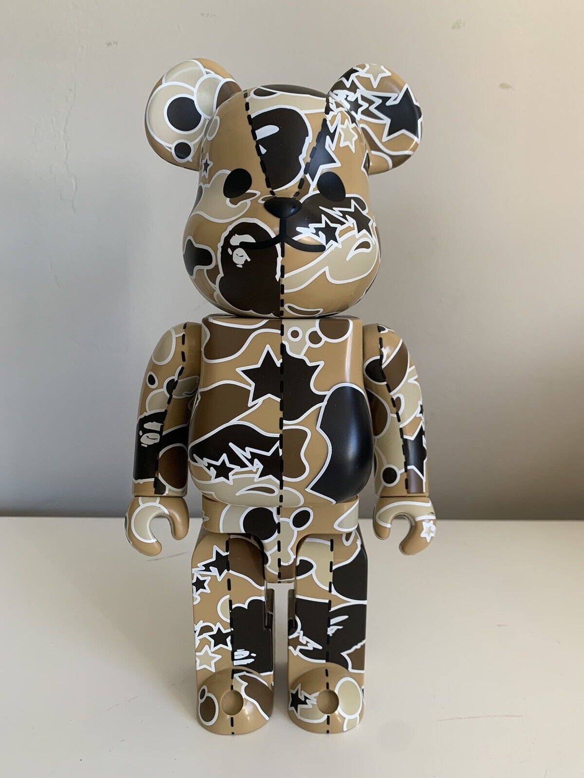 Bape x Be@rBrick  -  400%  - Brown Camo  -  Released In 2008