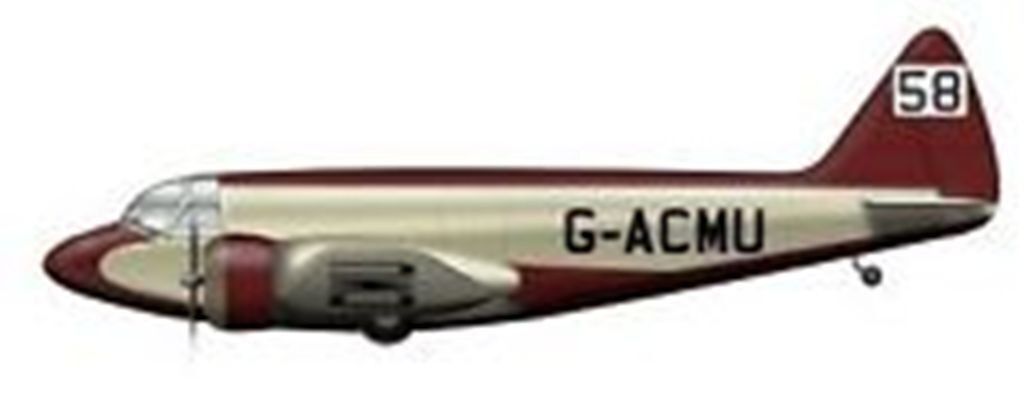 AS.8 Viceroy Airspeed British Airplane Mahogany Kiln Wood Model Small New