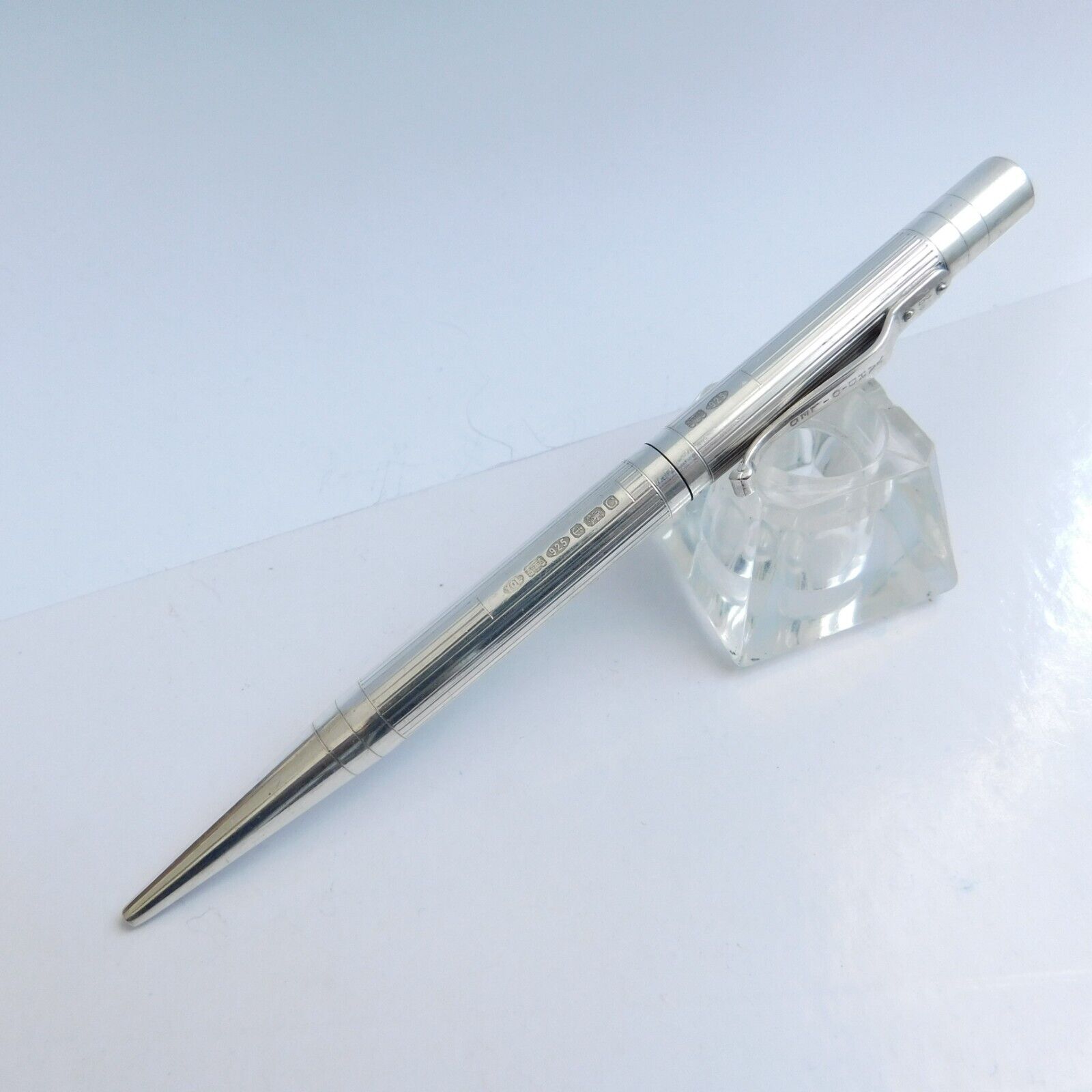 YARD- O- LED Vicetory plain Colection the Standard Sterlig Silver Ballpoint pen
