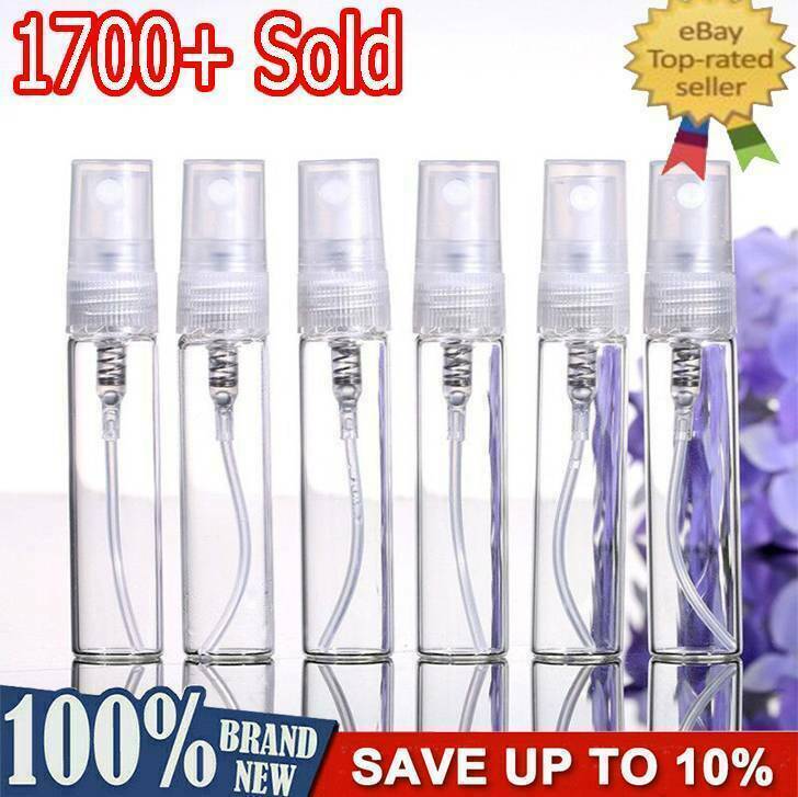 5pcs/Lot 5ml Glass Refillable Perfume Empty Bottle Atomizer Pump Spray K6T0