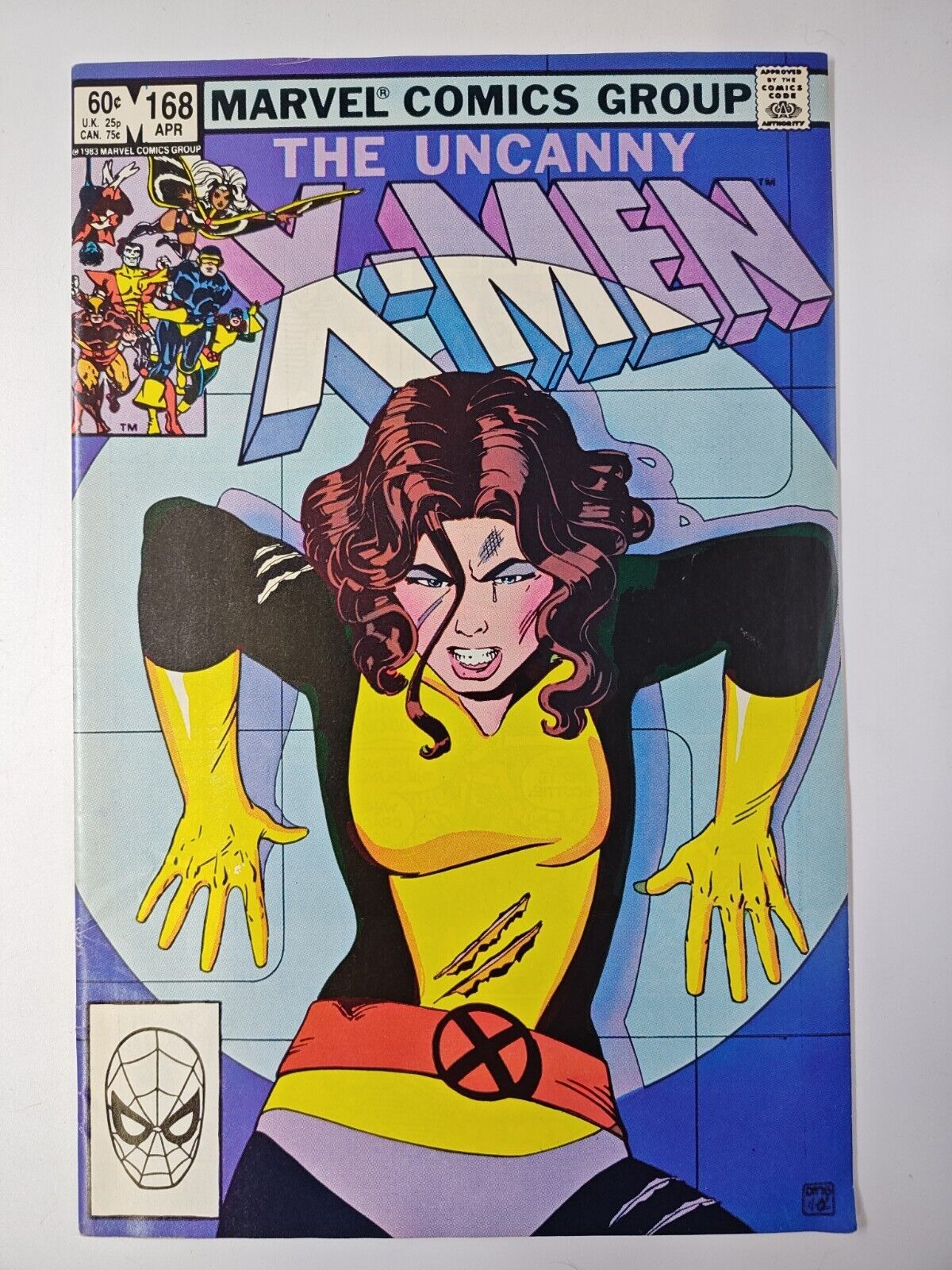 Uncanny X-Men #168 - 1st Appearance of Madelyne Pryor Marvel Comics 1983