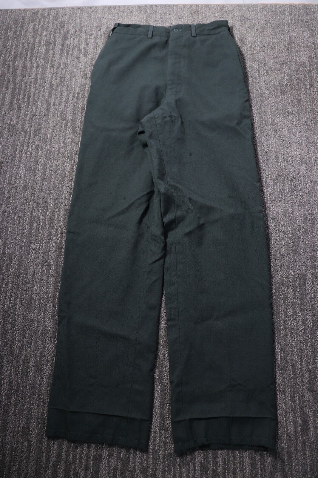 Vintage WW2 Green Military Trousers Men 28x33 Pants HAS WEAR