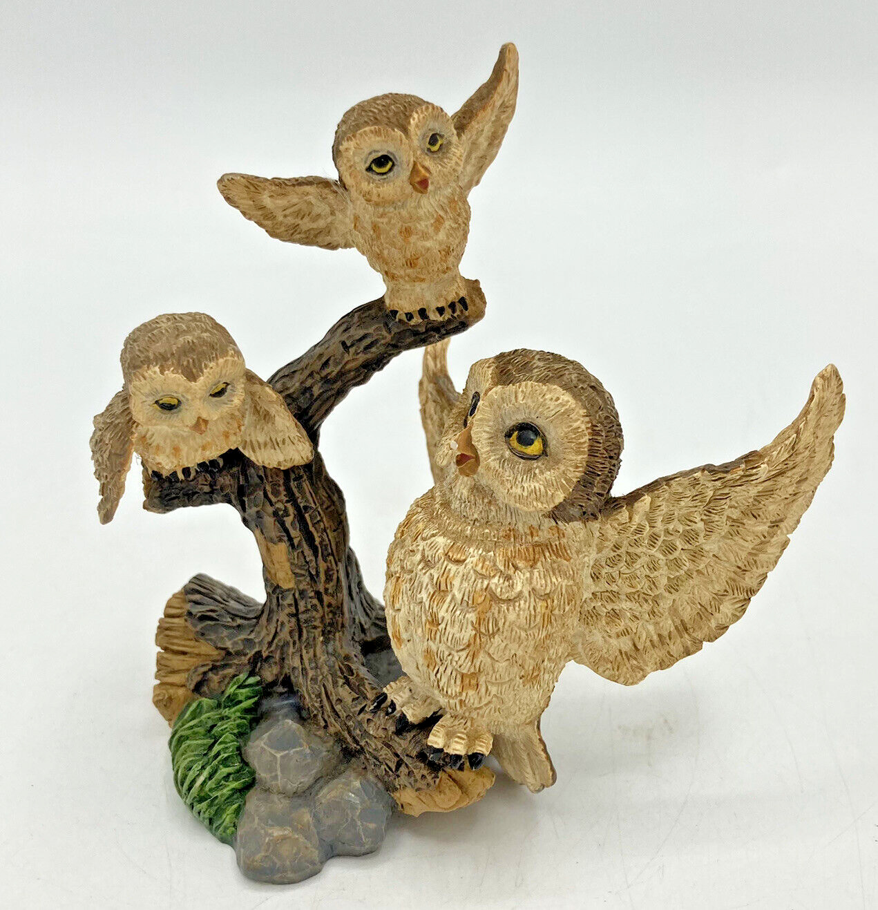 1997 Hamilton Lil’ Whoots Mothers Inspiration Sculpture Collection Owl Figurine