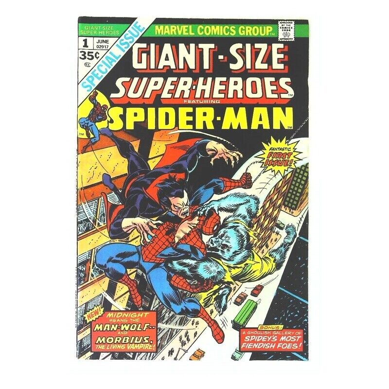 Giant-Size Super-Heroes Featuring Spider-Man #1 in VF minus. Marvel comics [x: