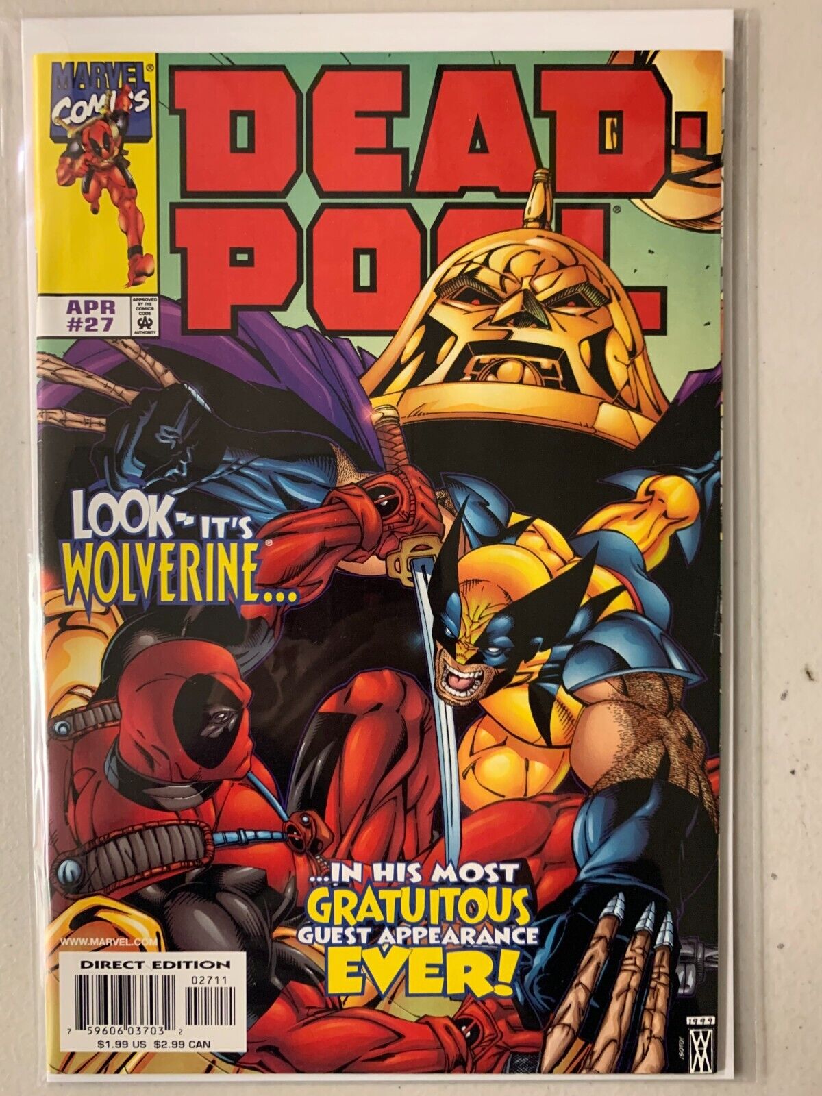 Deadpool #27 Wolverine appearance 8.0 (1999)