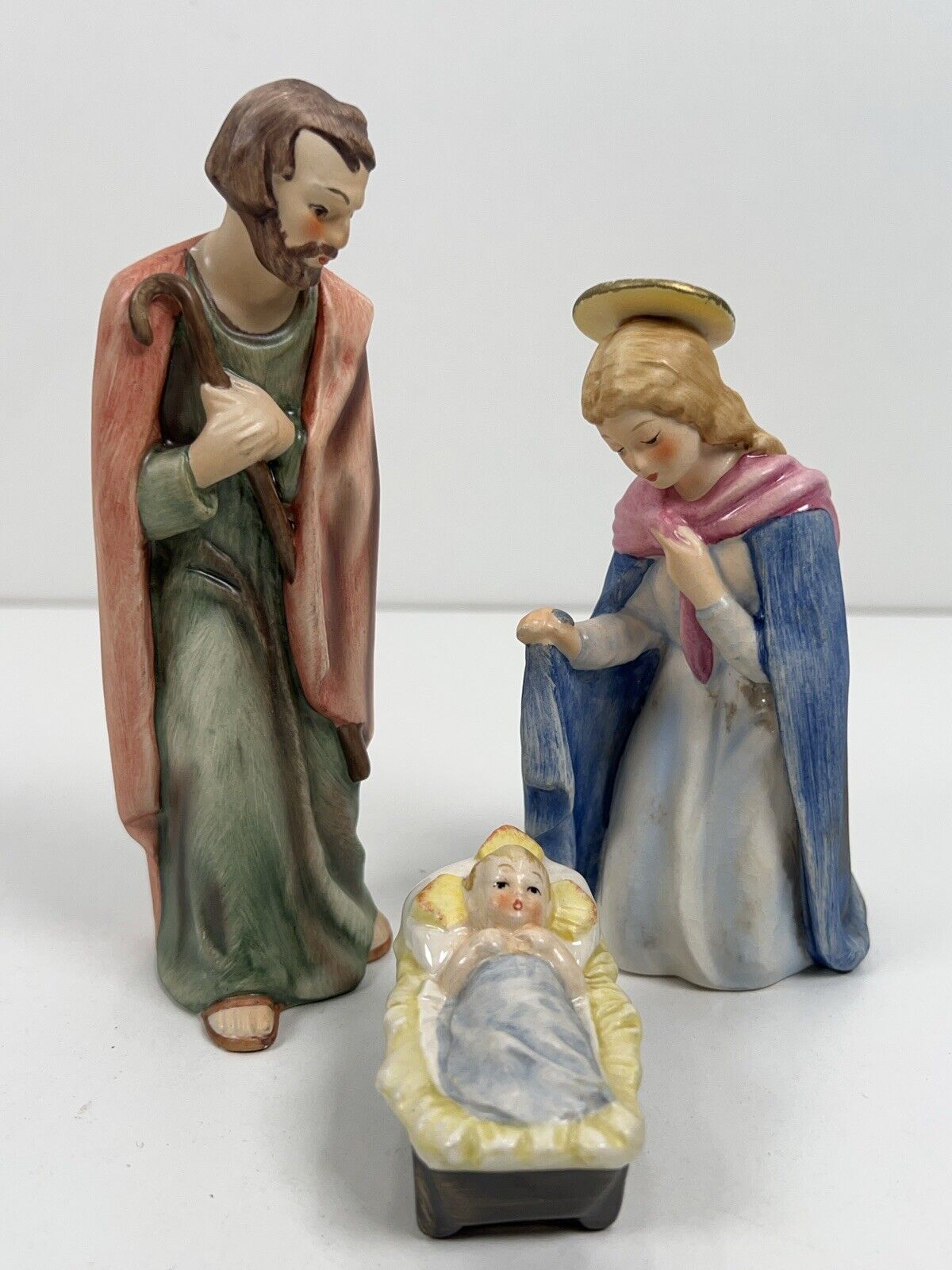 Vtg Goebel Hummel Nativity Figurine Germany Mary Joseph Jesus Holy Family