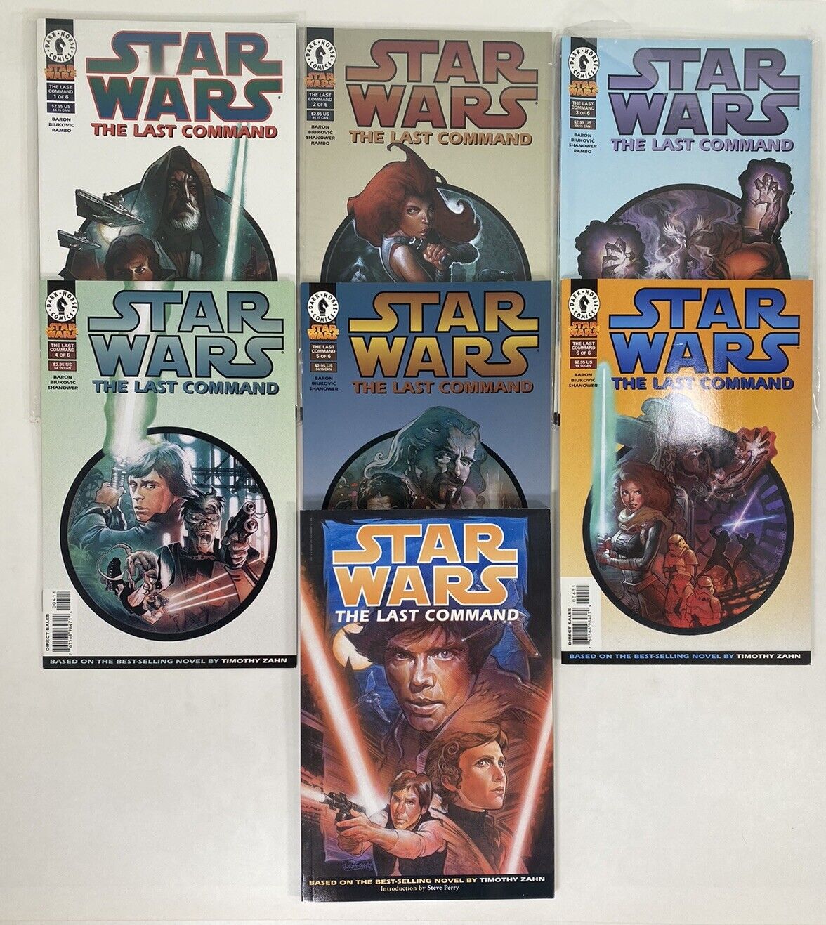 Star Wars The Last Command 1998 Full Series #1-6 + 1999 TPB Dark Horse Comics