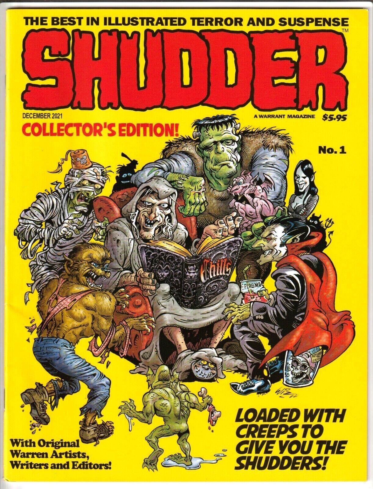SHUDDER MAGAZINE ISSUES #1 - 16 & ANNUALS NEW UNREAD COPIES  - YOU PICK