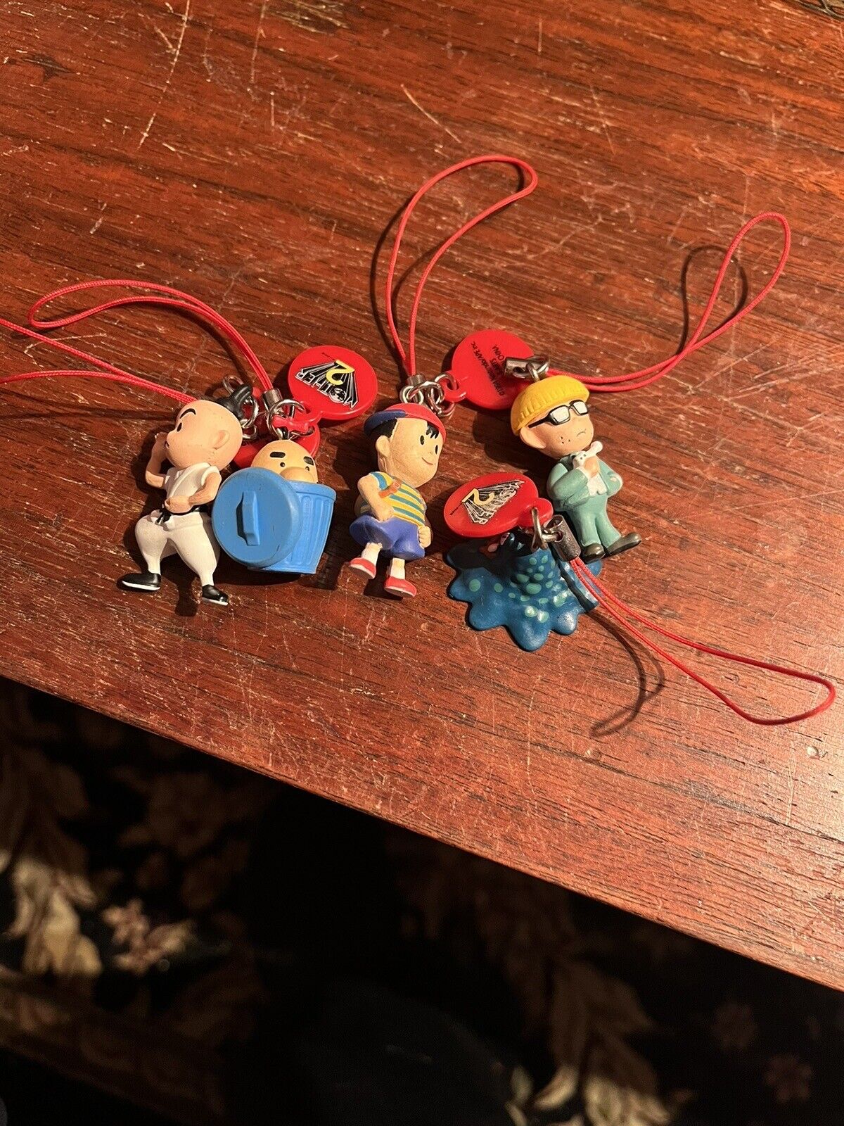 Takara Tomy Mother 2 Keychains Lot of 5 Poo Ness Jeff  Master Belch Doseisan
