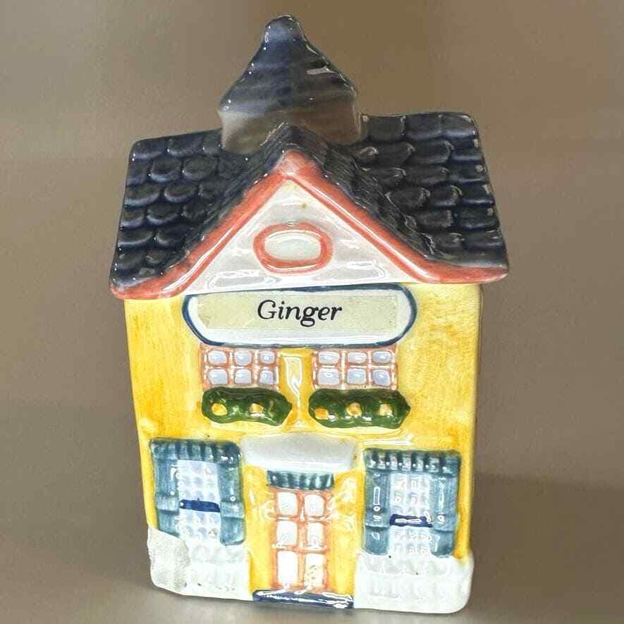 Avon 1997 Cottage Collection Spice Jar House Celery Seed Replacement MCM Vintage
