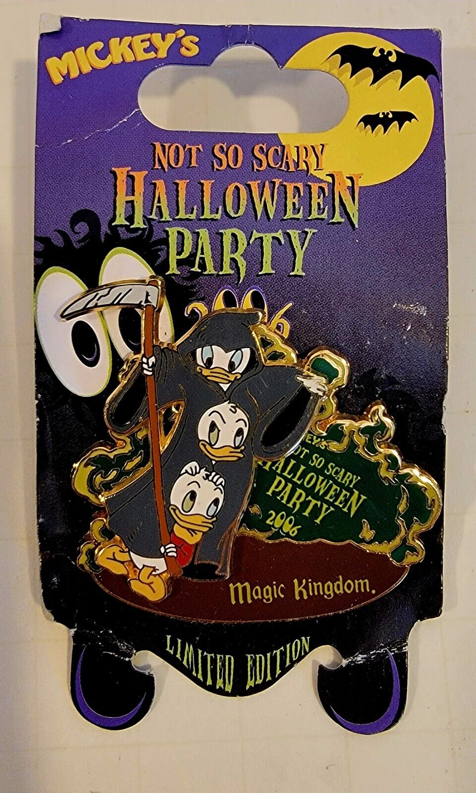 Disney Pin Huey Dewey Louie Mickey's Not So Scary Halloween Party 2006 LE New
