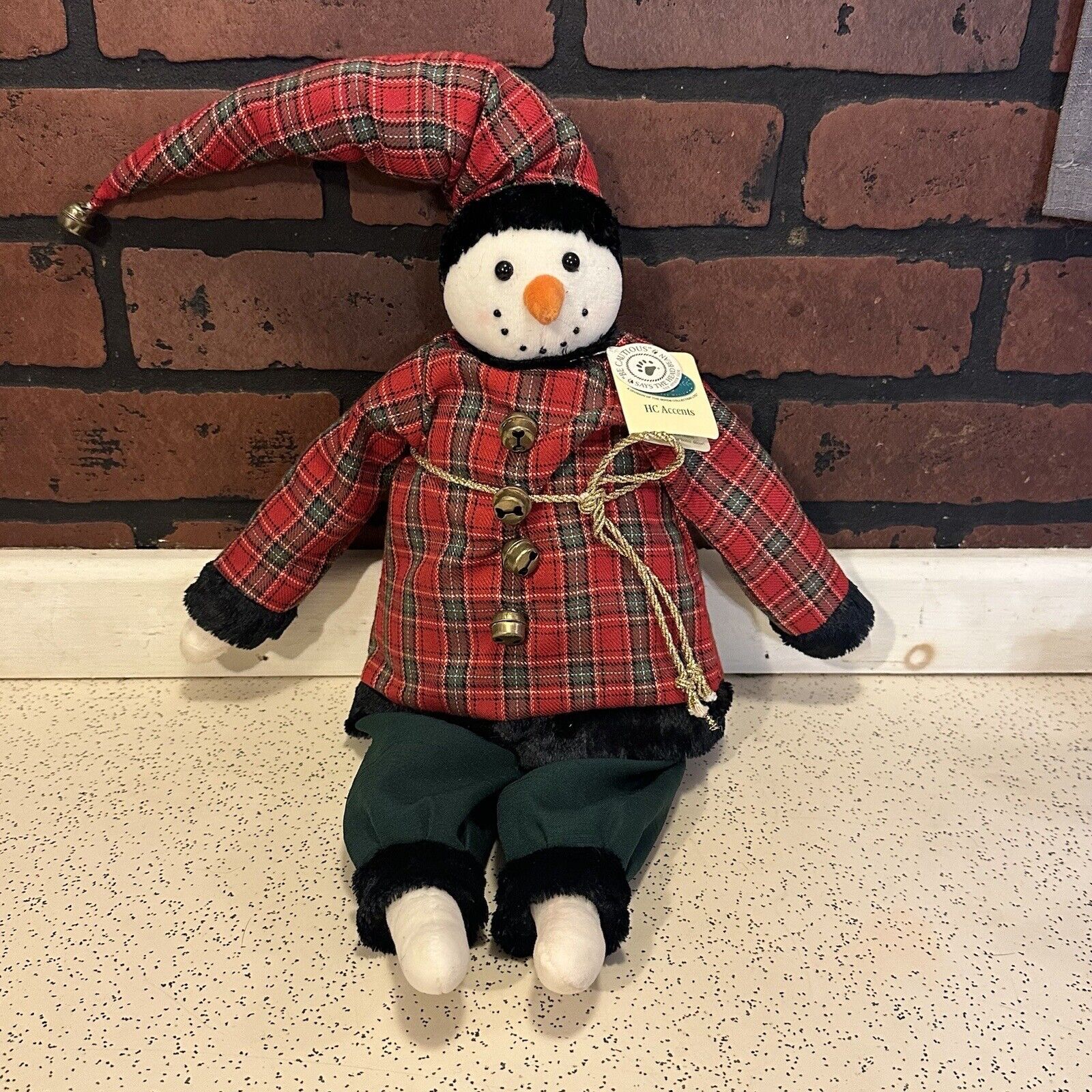 Boyd’s Bear Collection HC Accents Snowman Plush Filomina Christmas Decor RARE