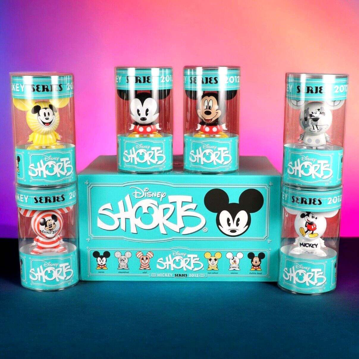 Disney Shorts Mickey Series 2012 Vinyl Figures LE 1000 Box Issue Never Opened