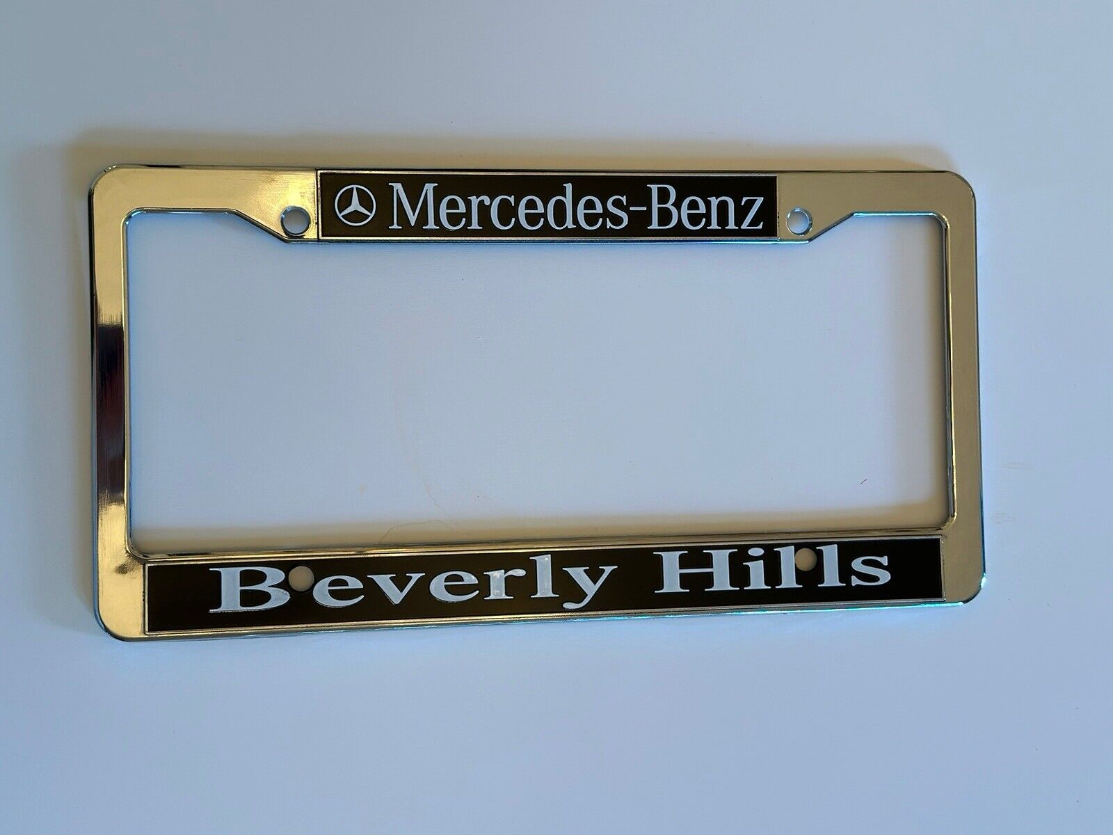Mercedes-Benz Beverly Hills License Plate Frame  authentic