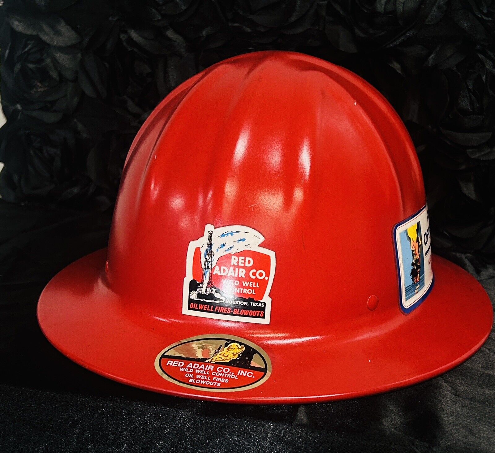 Authentic Red Adair’s Hard Hat - Worn His Last Several Years On The Job