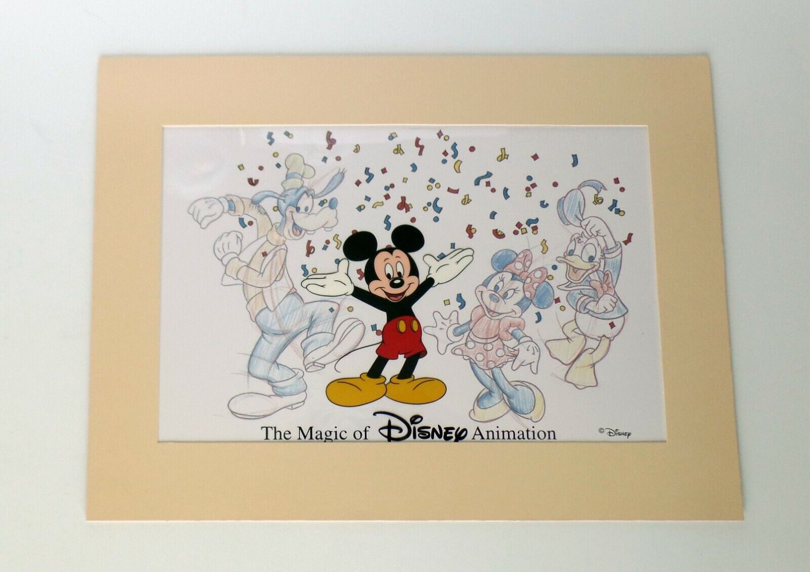 Disney Hand Painted Cel A Mickey Celebration LE Ink & Paint Department MGM 