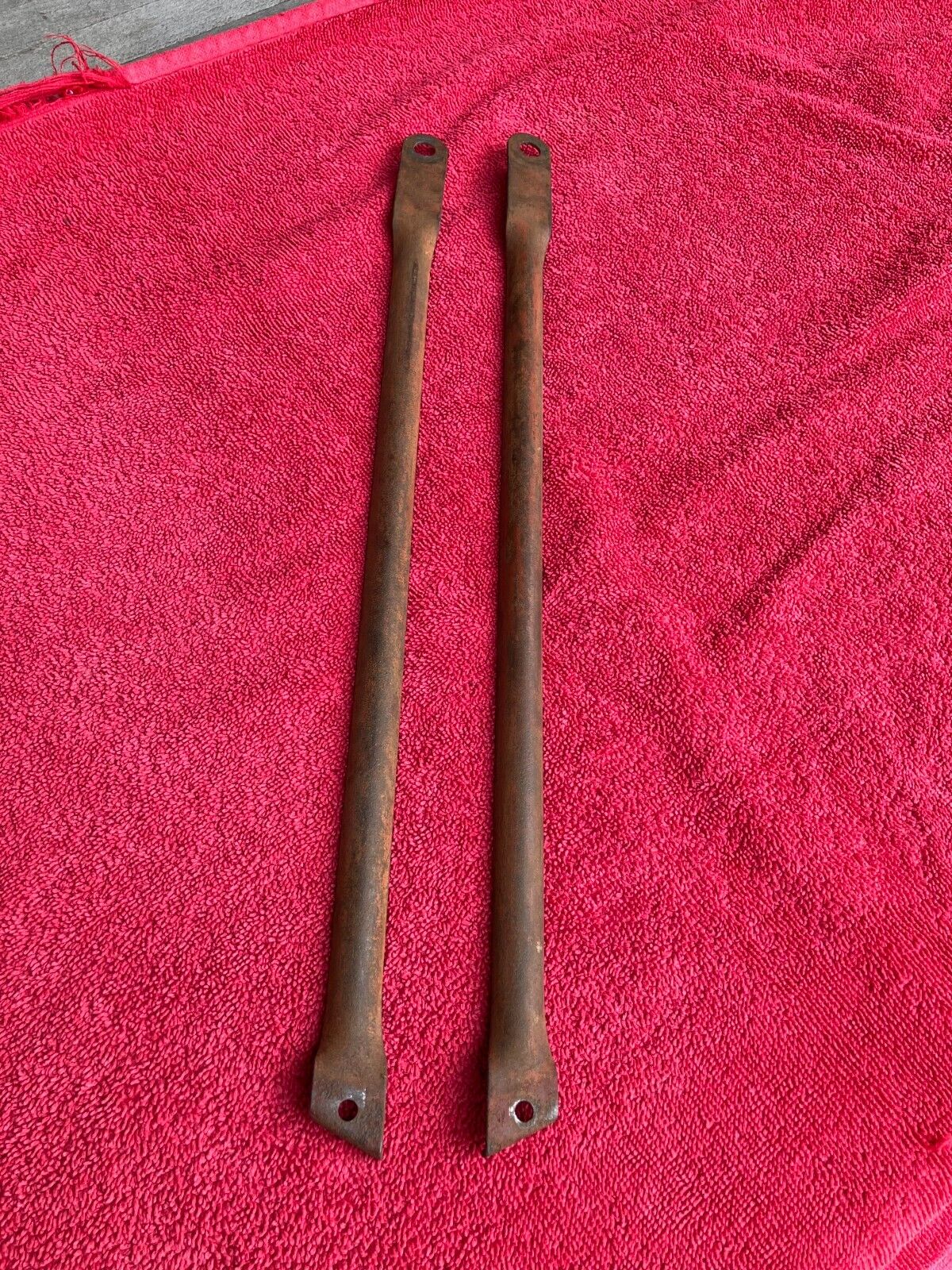 1936 TO 1941 SCHWINN SIX HOLE RACK BACK LEGS FOR AUTO-CYCLES AND OTHERS
