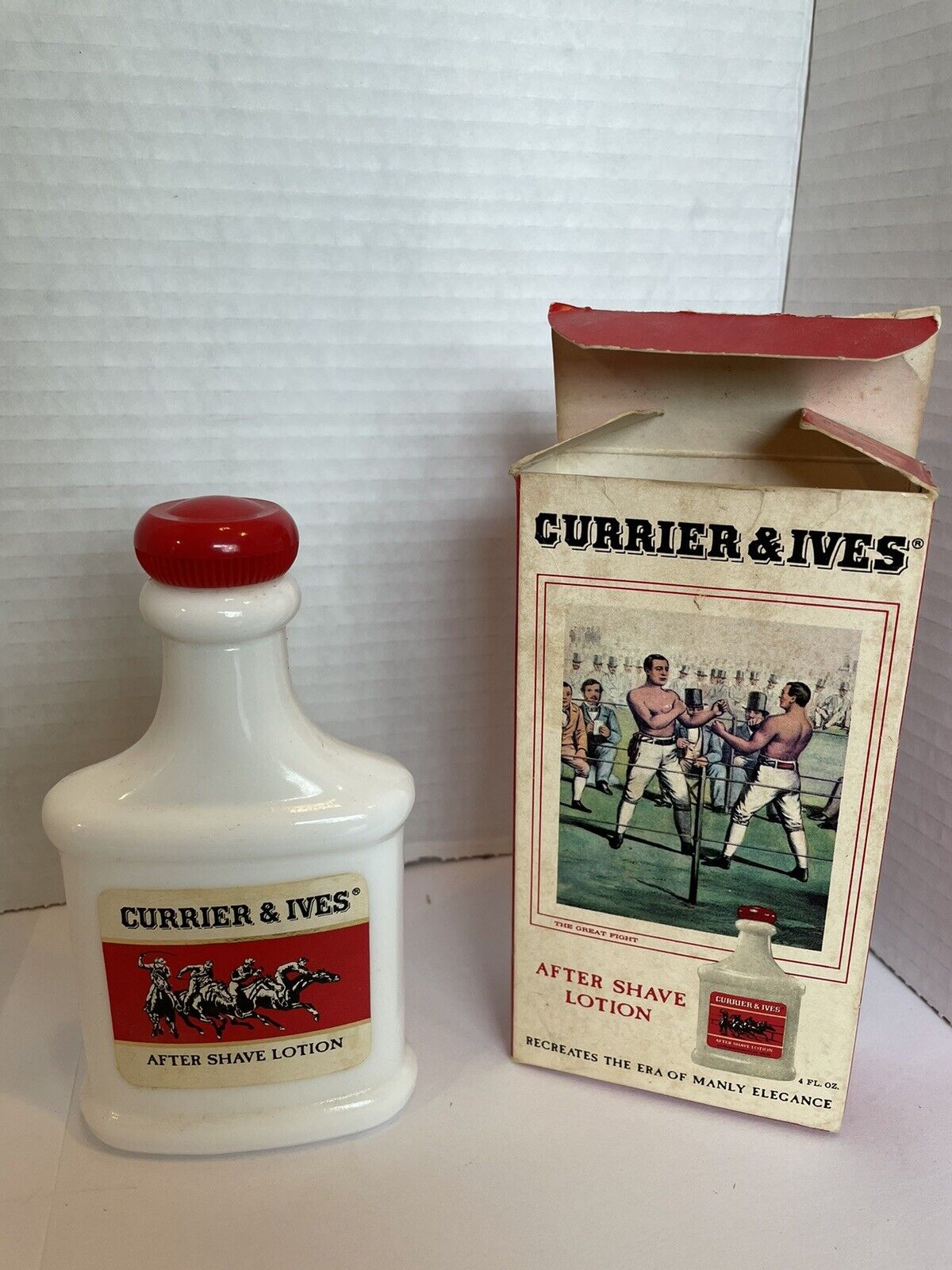 Vintage Currier & Ives After Shave Lotion New in Box FULL Rare 