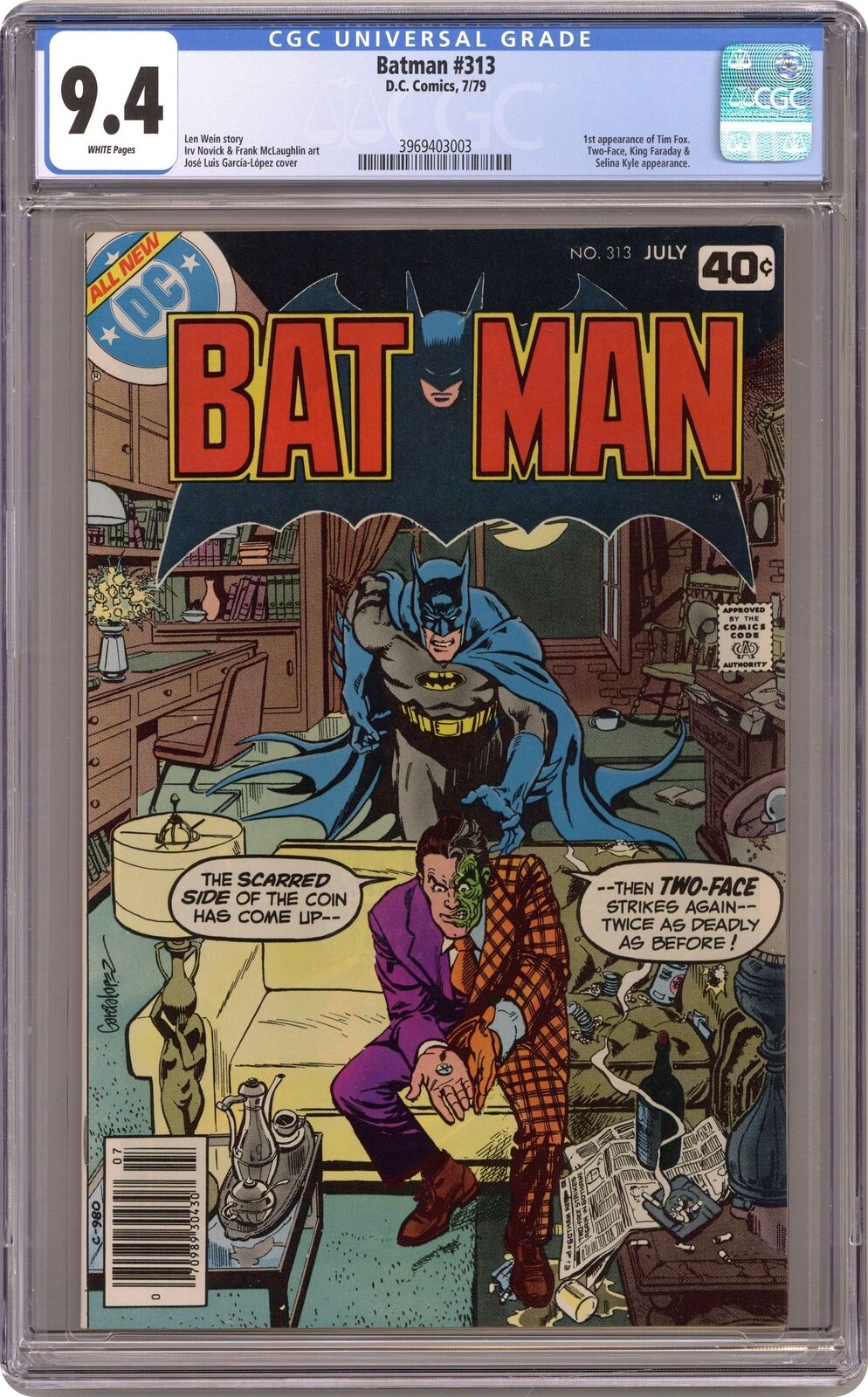 Batman #313 CGC 9.4 1979 3969403003
