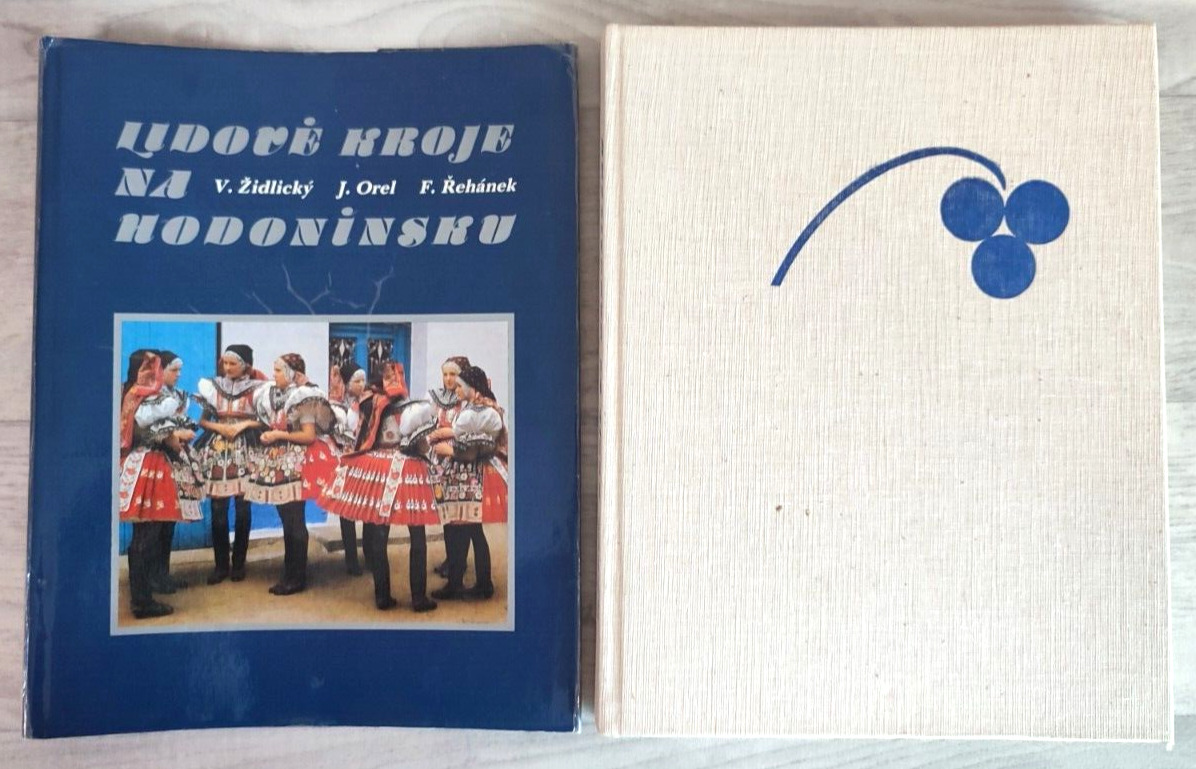 1979 Folk costumes in Hodonin region Moravia Ethnography Lace Album Czech book