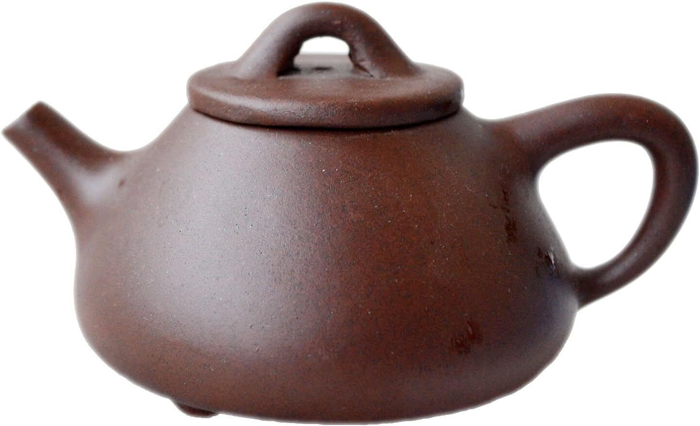 Teapot Chinese Yixing ShiPiao Style Zisha Tea Pots Zini for Loose Tea (4oz)