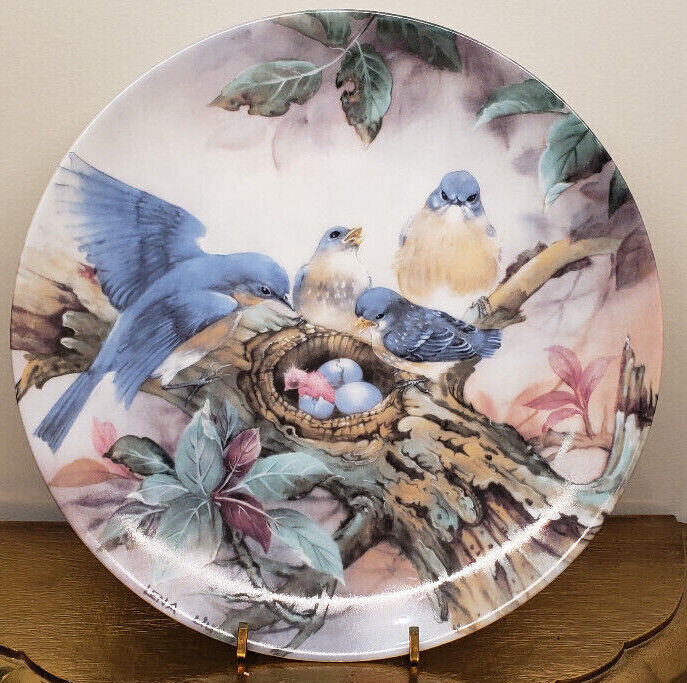Lena Liu 1989 Collectible Bird Plates - 3 with 15% Sale