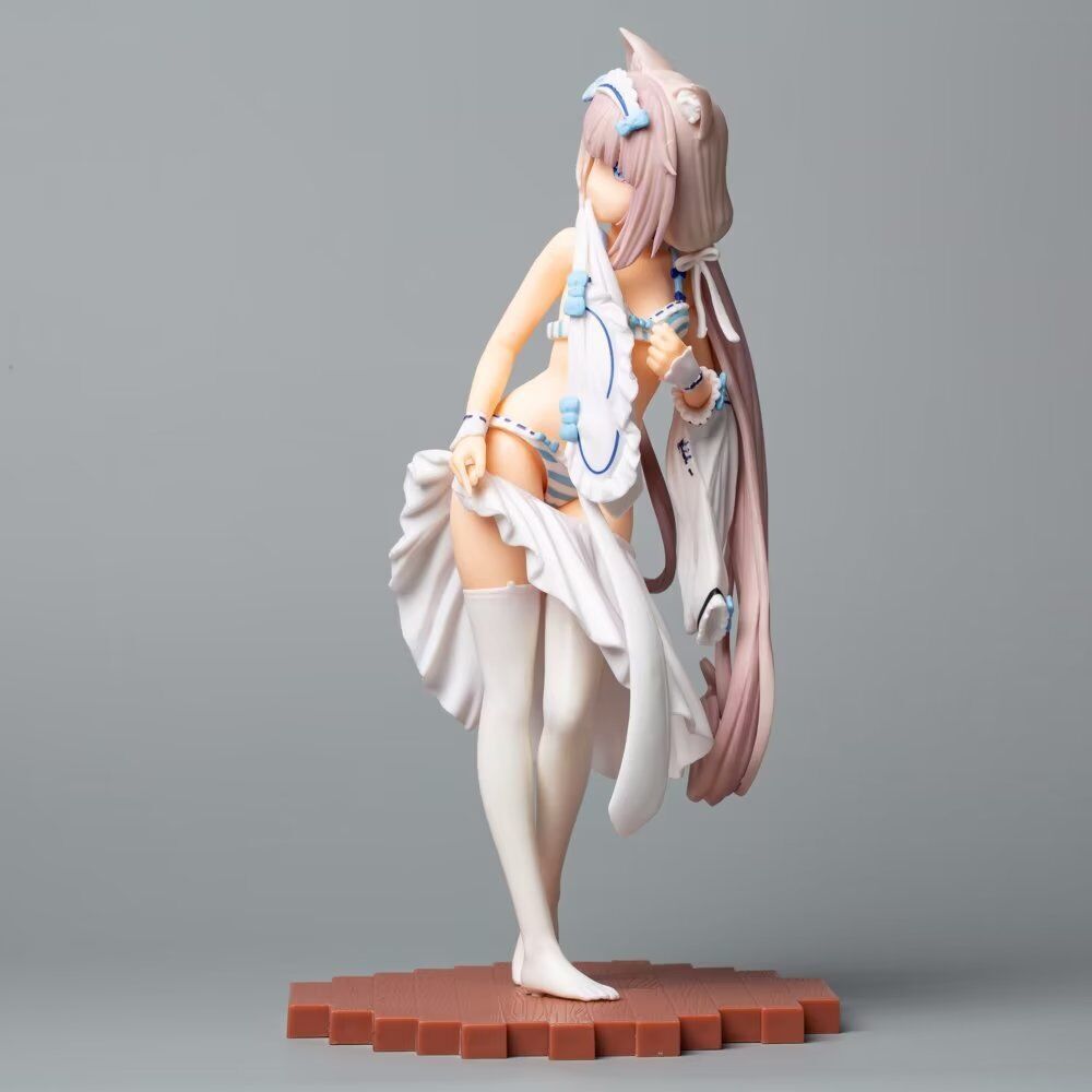 NEKOPARA Vanilla & Chocolat Changing Clothes Maid Action Figure PVC Model Toys