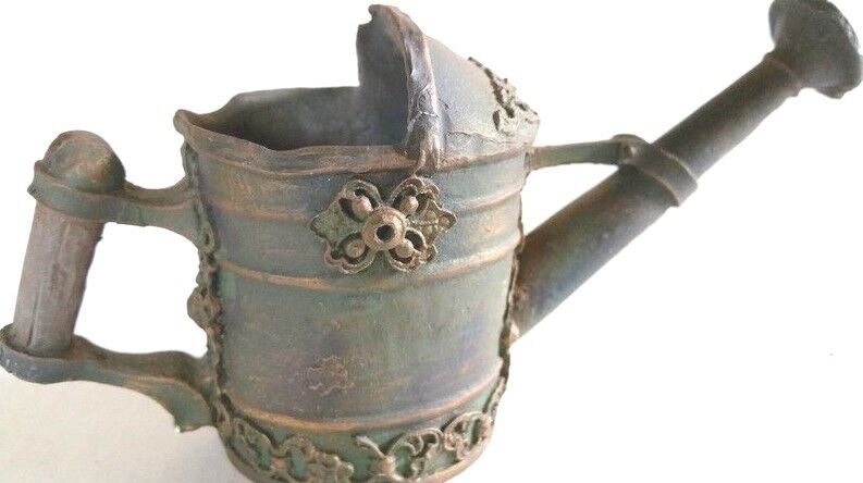 Watering Can Miniature Resin Figure Larger than other one I have Victorian