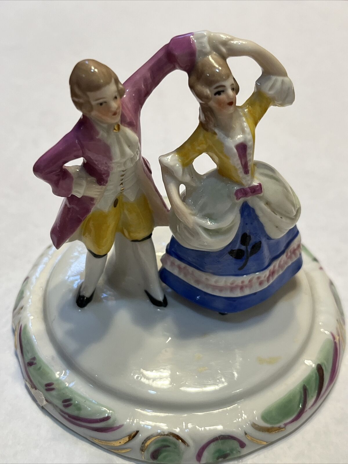 Antique Gafenthal Dancing Couple Figurine Statue Germany