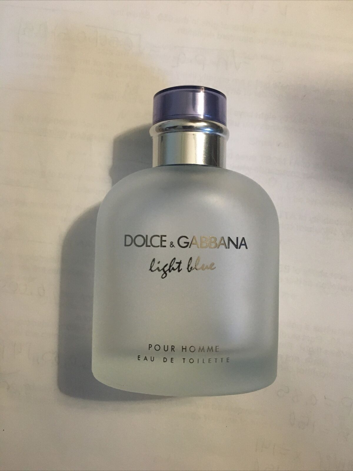 Dolce & Gabbana Light Blue Pour Homme Eau de Toilette Empty Spray Bottle 4.2FL