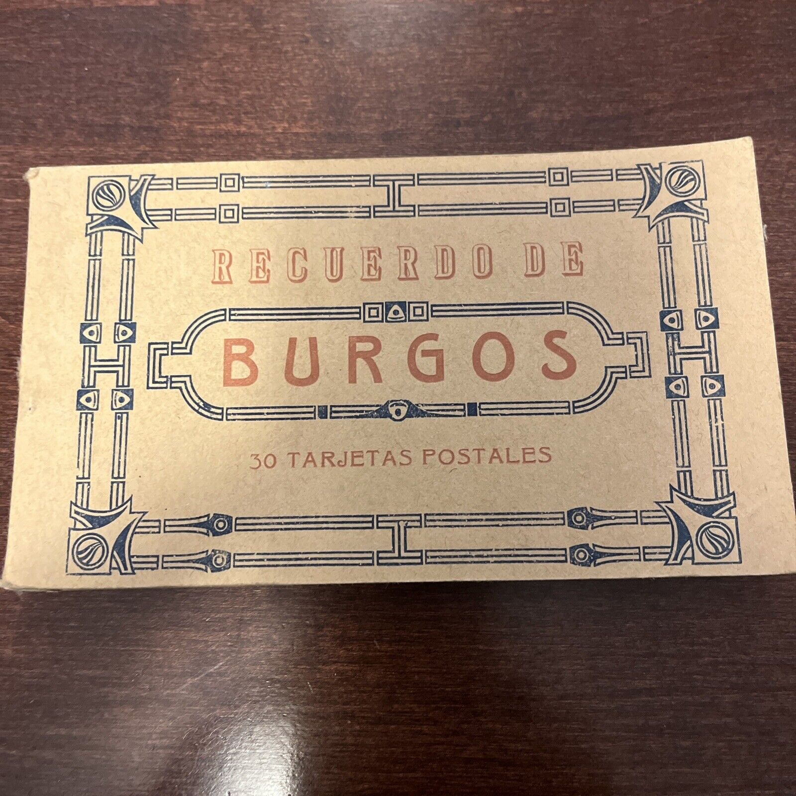 Vintage Burgos Spain 30 Postcards Book