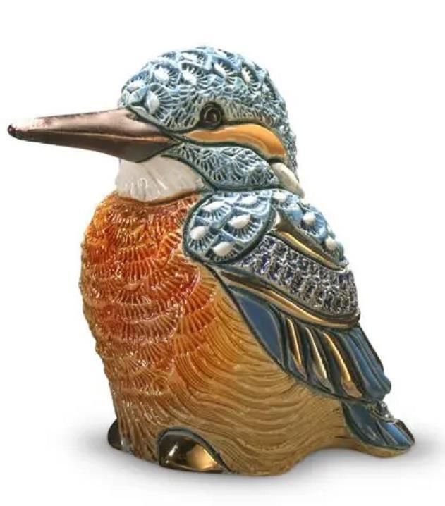 Artesania Rinconada Kingfisher Bird 2021 Figurine F232 Uruguay Gift Boxed