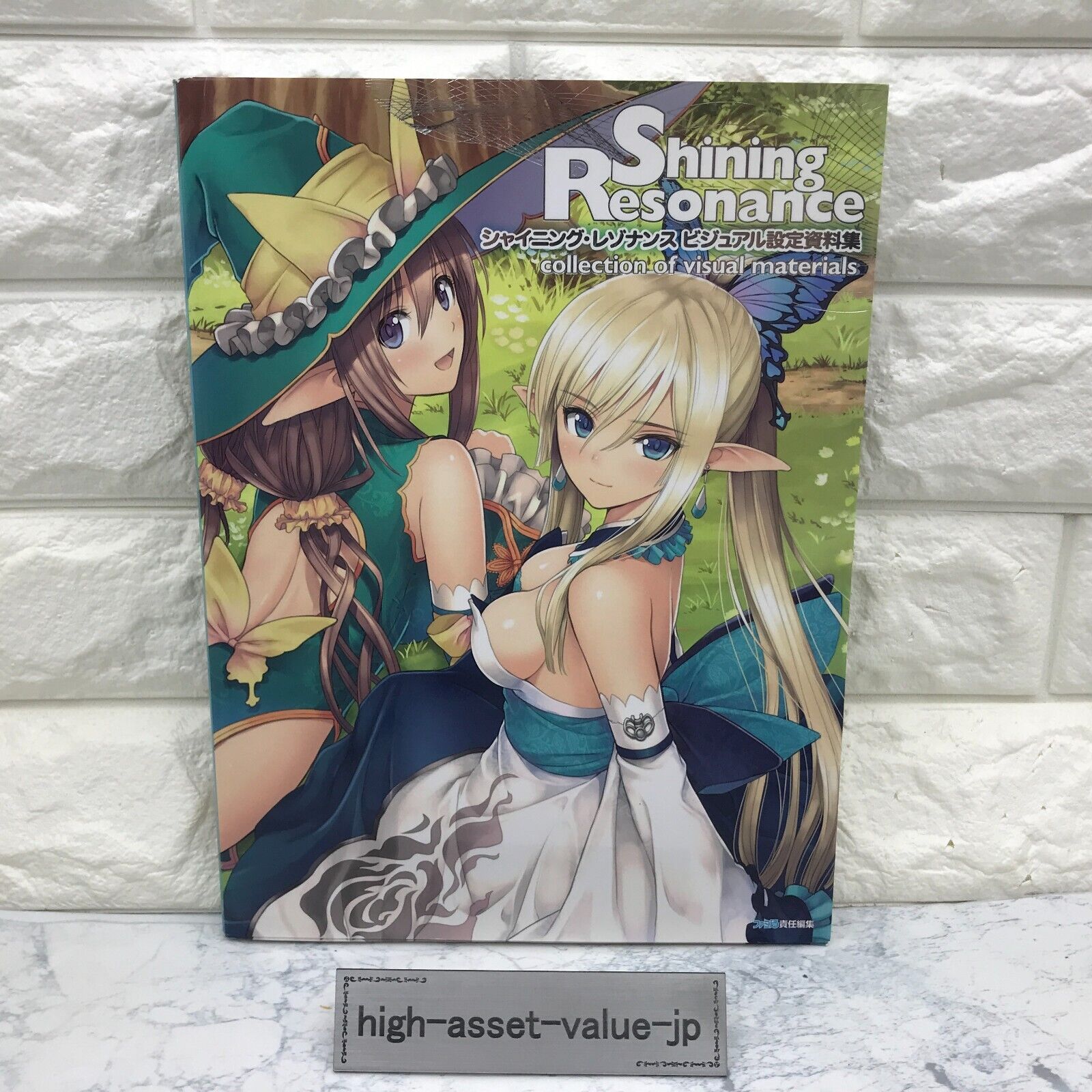 Shining Resonance of Visual Setting Material Collection Game Art Book  Used