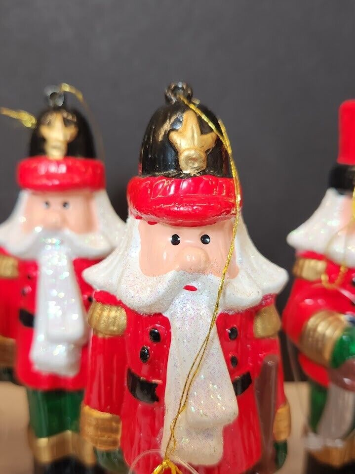 Santa Claus Soldier Ornaments Set of 7 Kind Faces 2 Varieties 5\