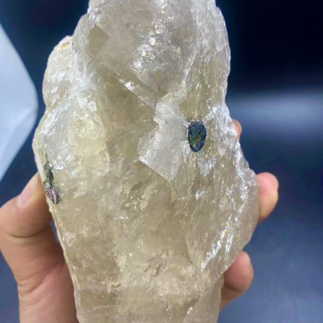 2.75LB Natural tourmaline Crystal gemstone rough mineral specimen