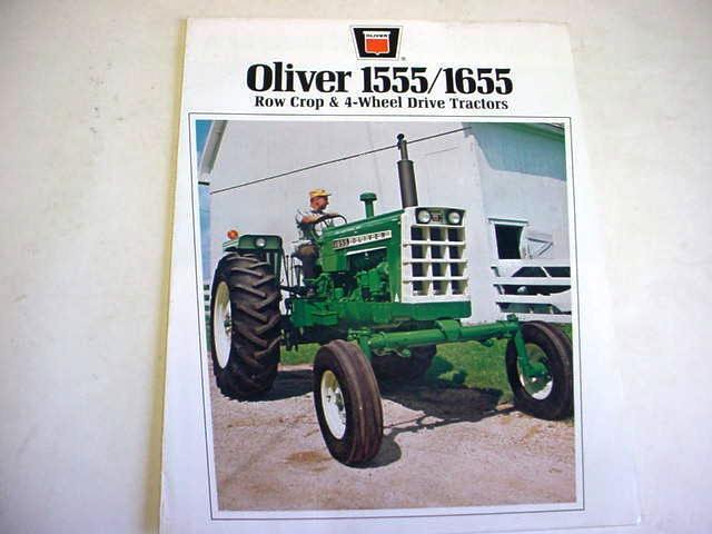 Oliver 1555, 1655 Tractor Sales Brochure  