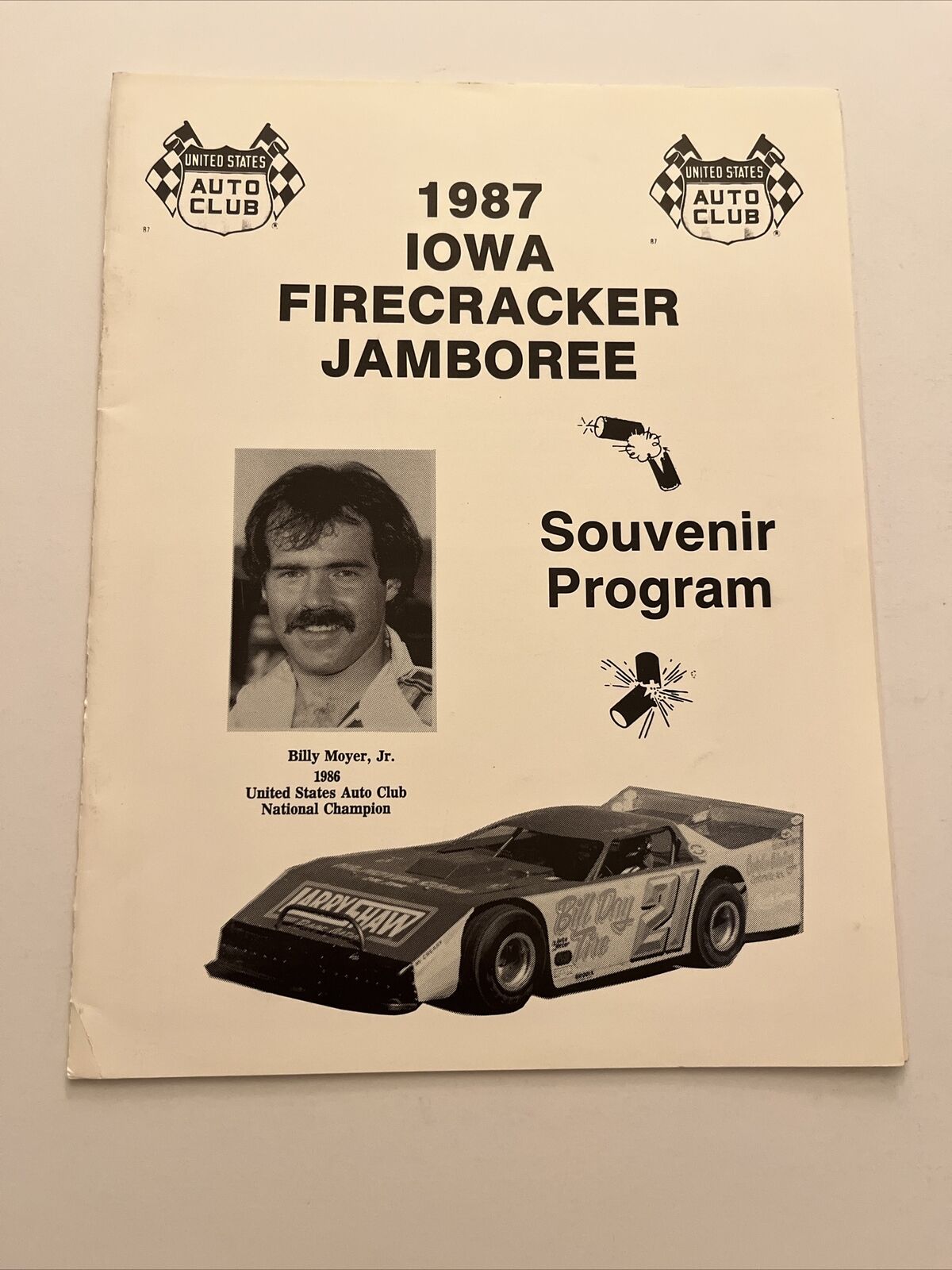1987 Race Program: Iowa Firecracker Jamboree Souvenir Program