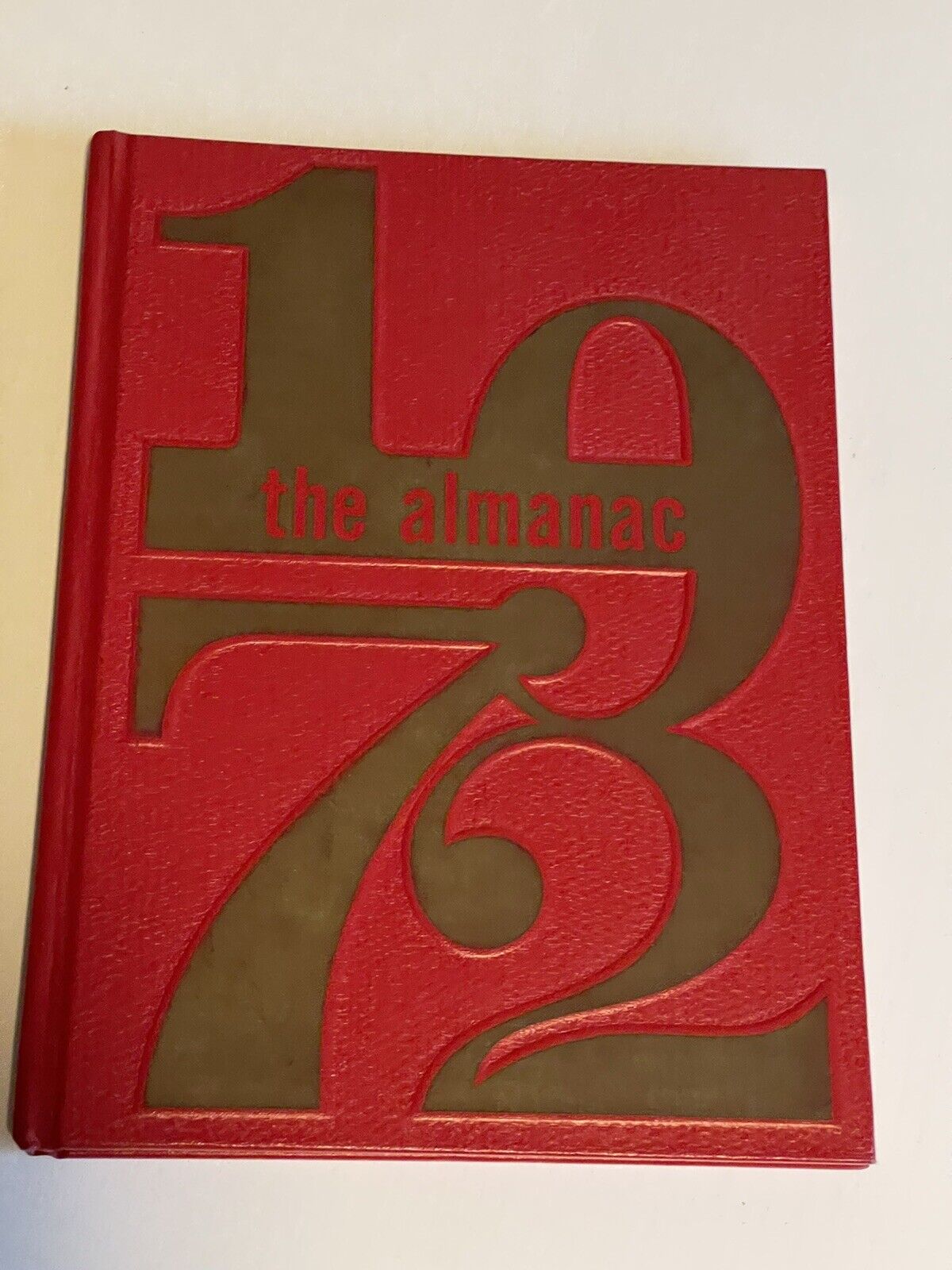1972 Franklin Junior High Champaign, IL yearbook The Almanac signed 
