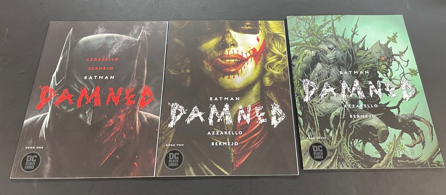 Batman Dammed, Complete 3 Issue Series  First Printings