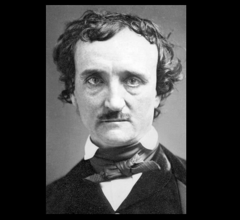 Spooky Edgar Allan Poe PHOTO Scary Vintage Creepy Freaky Poet Writer Allen