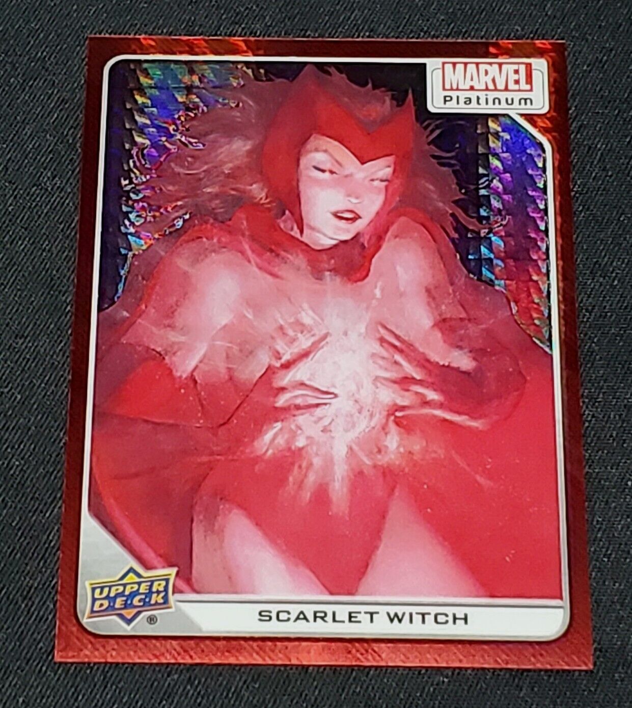 Marvel Platinum 2024 Scarlet Witch Red Prism 39/199 Parallel #45