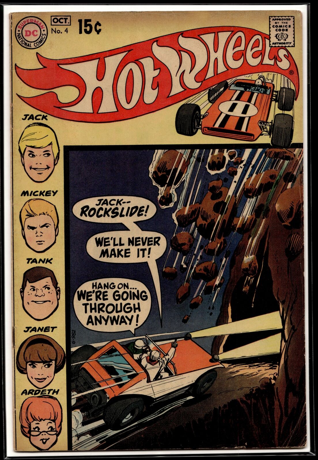 1970 Hot Wheels #4 DC Comic