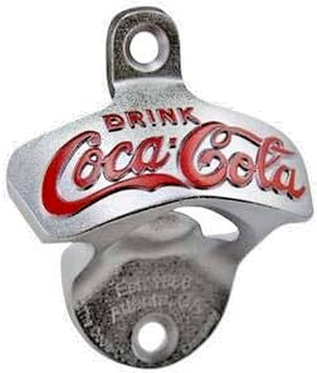 TableCraft Coca-Cola / Coke Wall Mount Stationary Bottle Opener