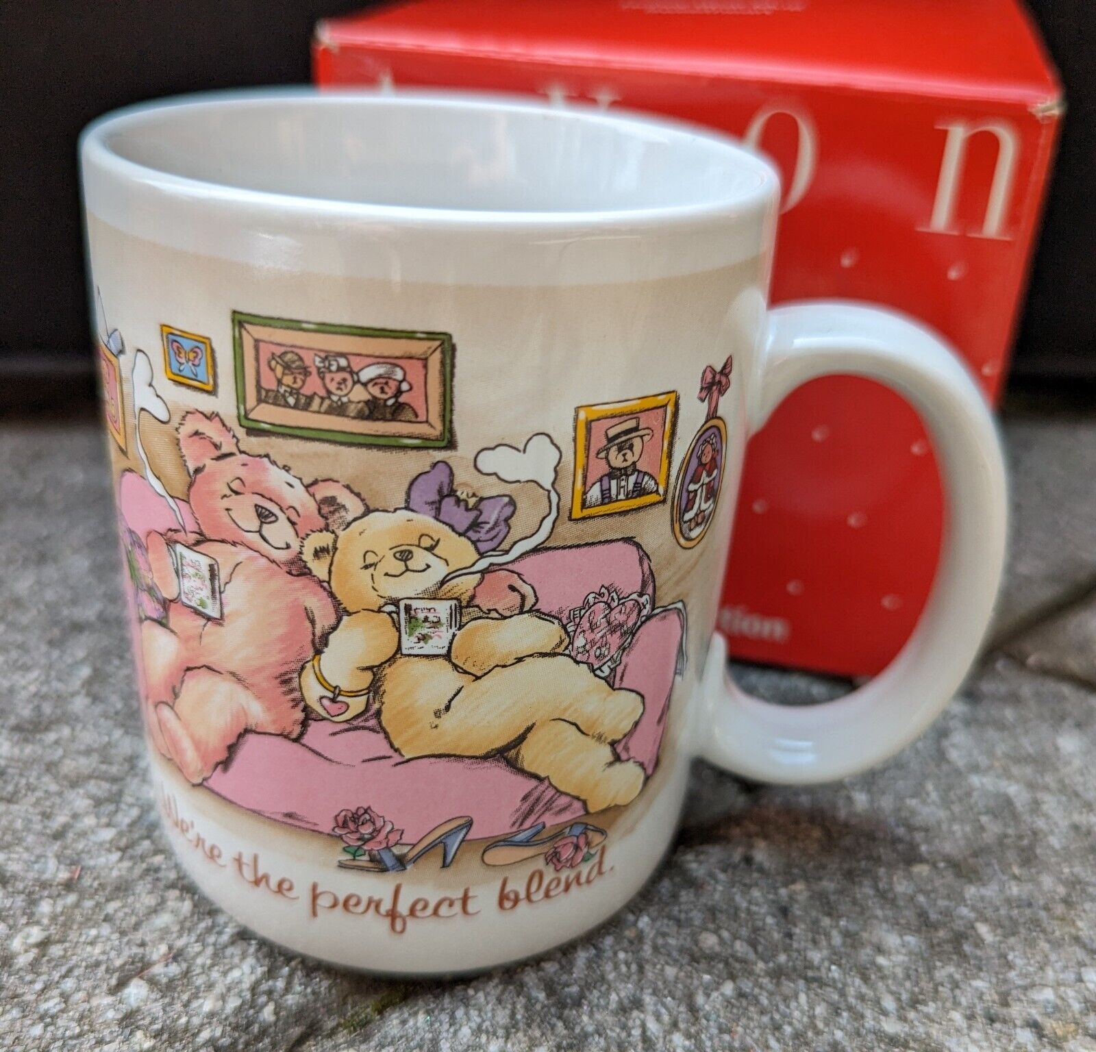 NIB Avon Gift Collection Honey Bear Mug- Sweetheart VINTAGE