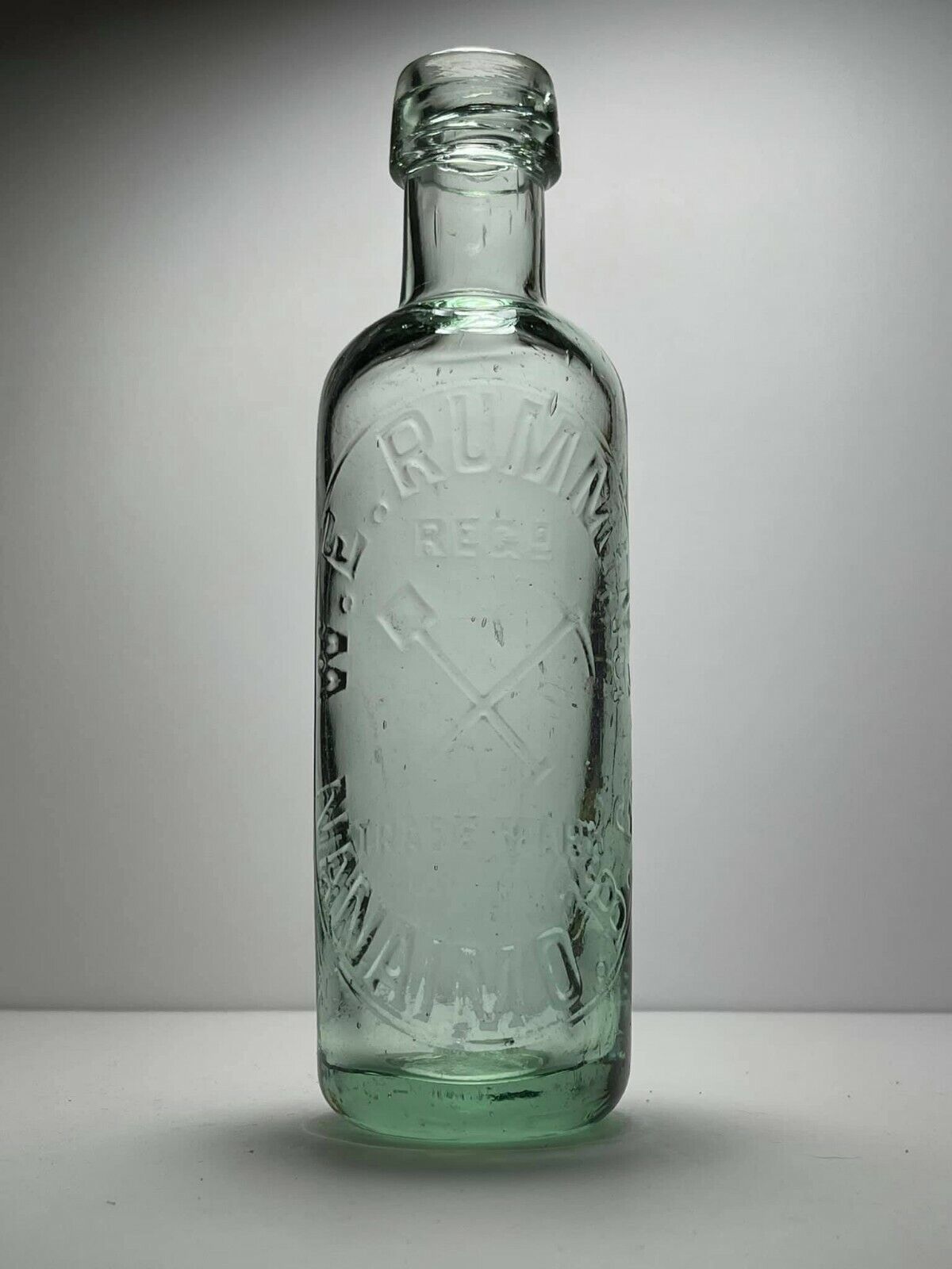 Antique W.E. Rumming Nanaimo B.C Riley Screw Bottle